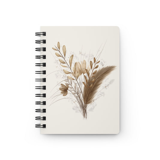 Spiral Notebook - Dried Flowers