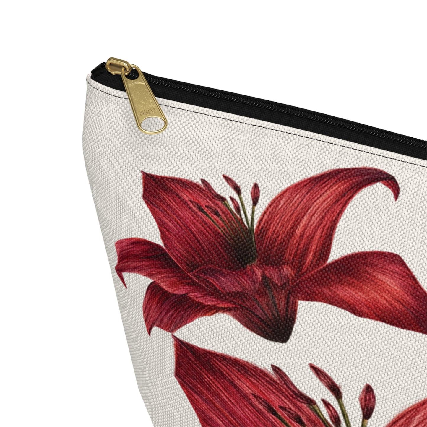 Makeup Bag - Rote Lilien