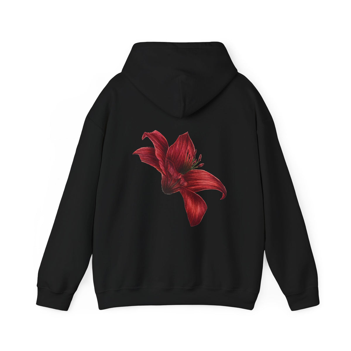 Hoodie - Red Lily