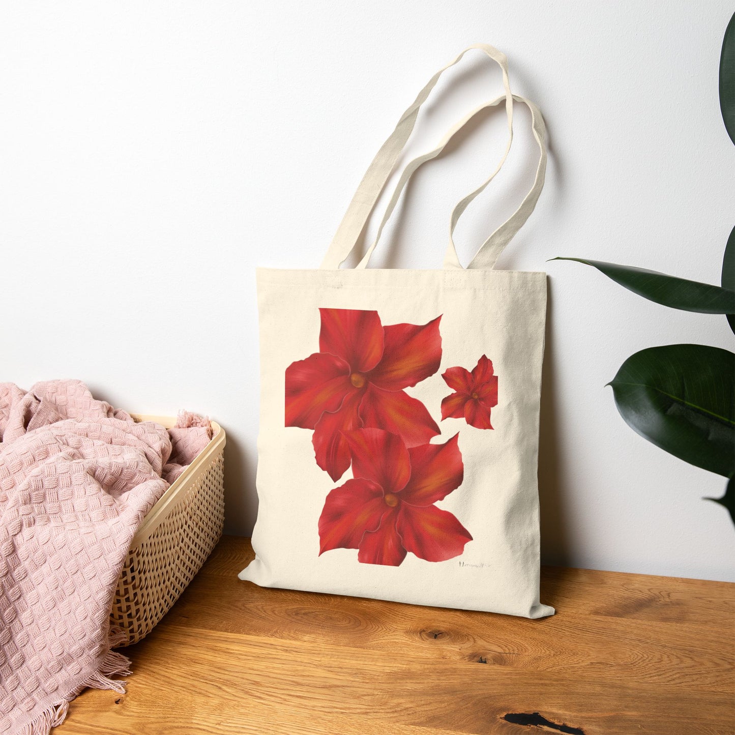 Bolsa de algodón - Dipladenia Mandevilla