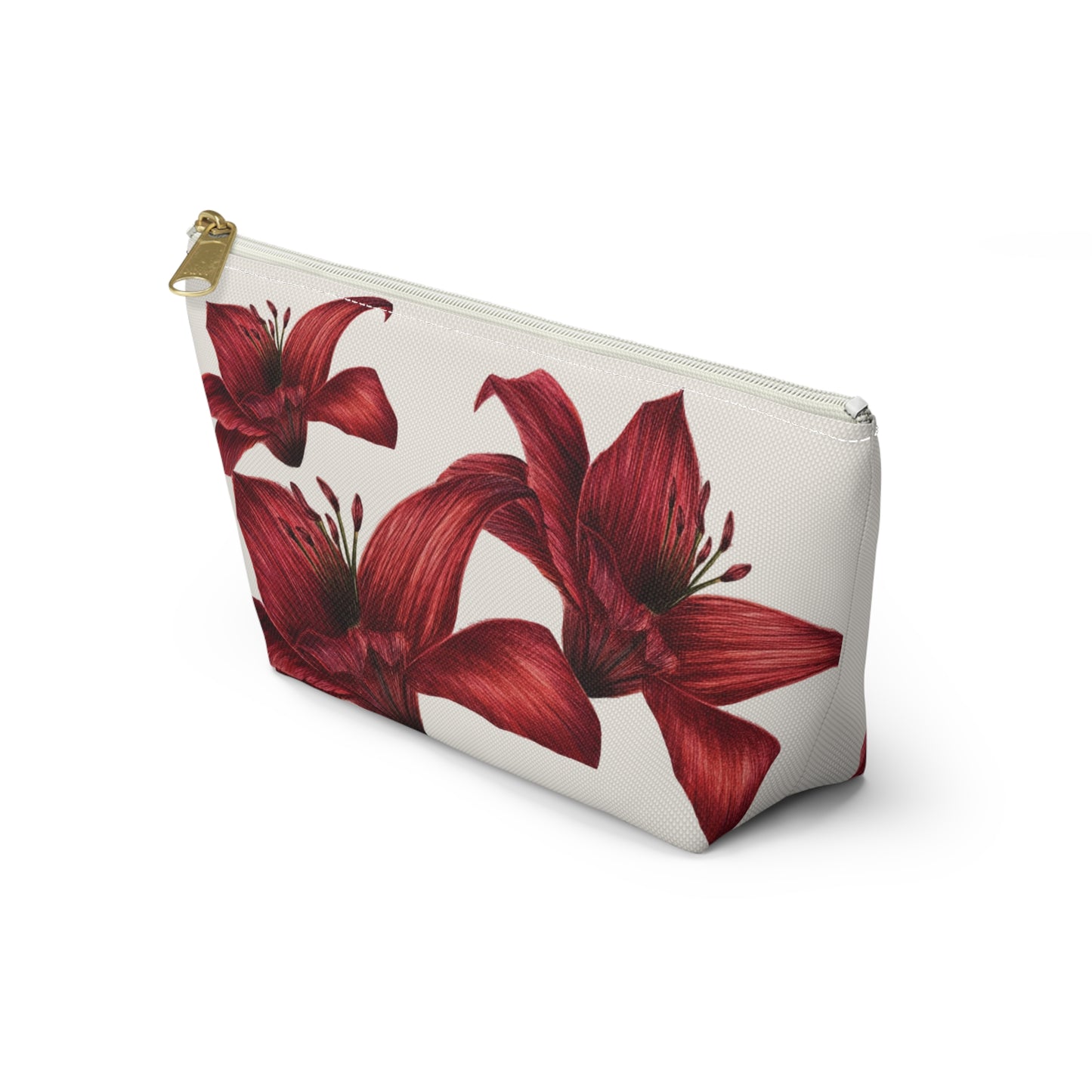 Makeup Bag - Rote Lilien