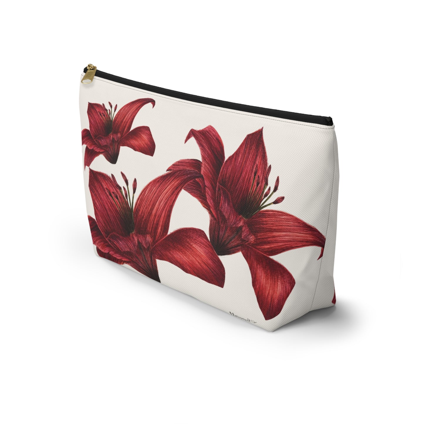 Makeup Bag - Rote Lilien