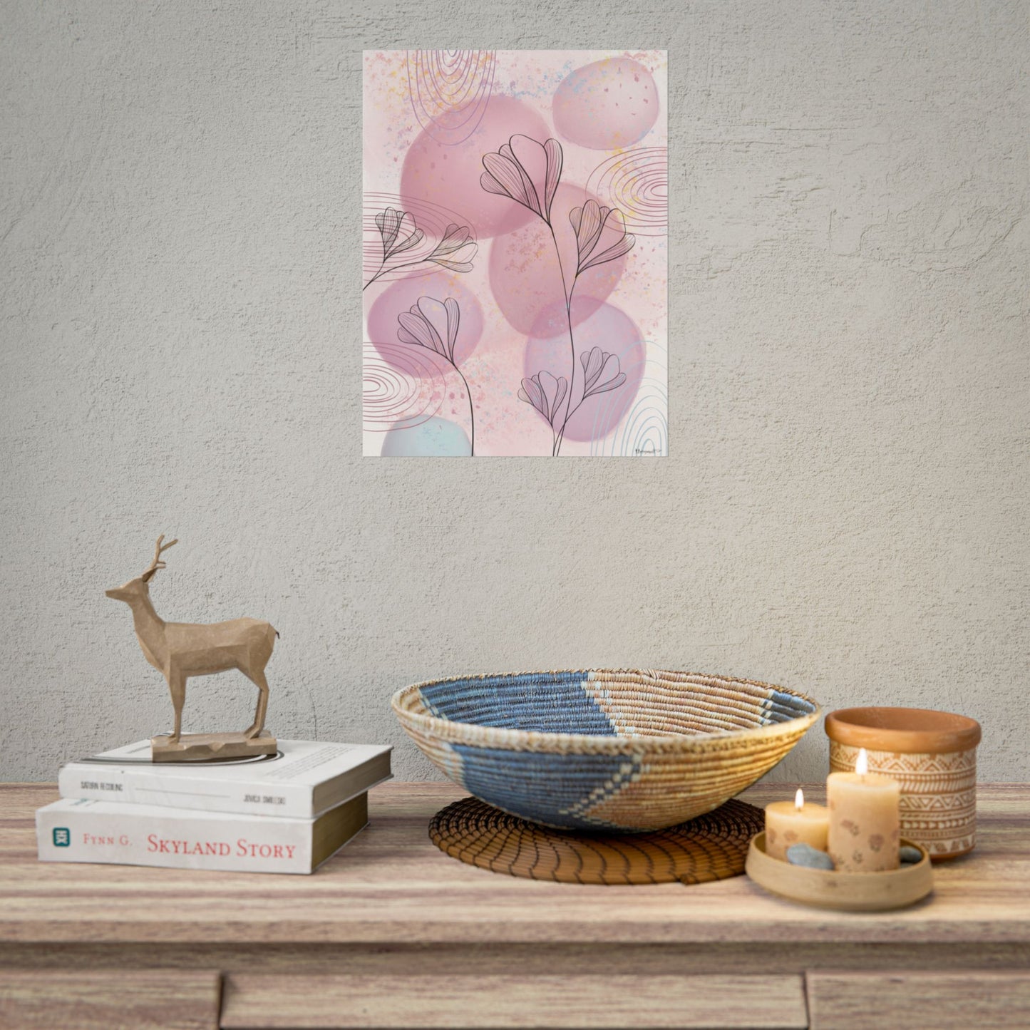 Poster - Bubble Flowers