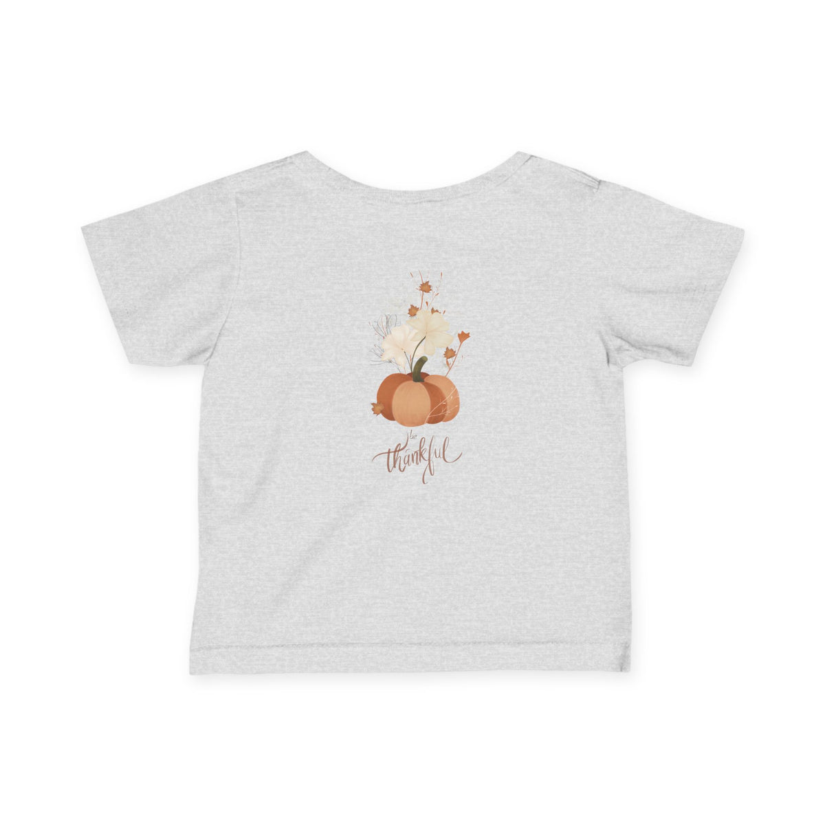 Unisex Baby T-Shirt - Pumpkin Floral