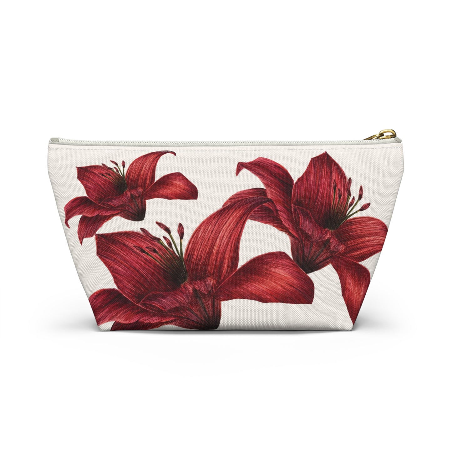 Makeup Bag - Rote Lilien