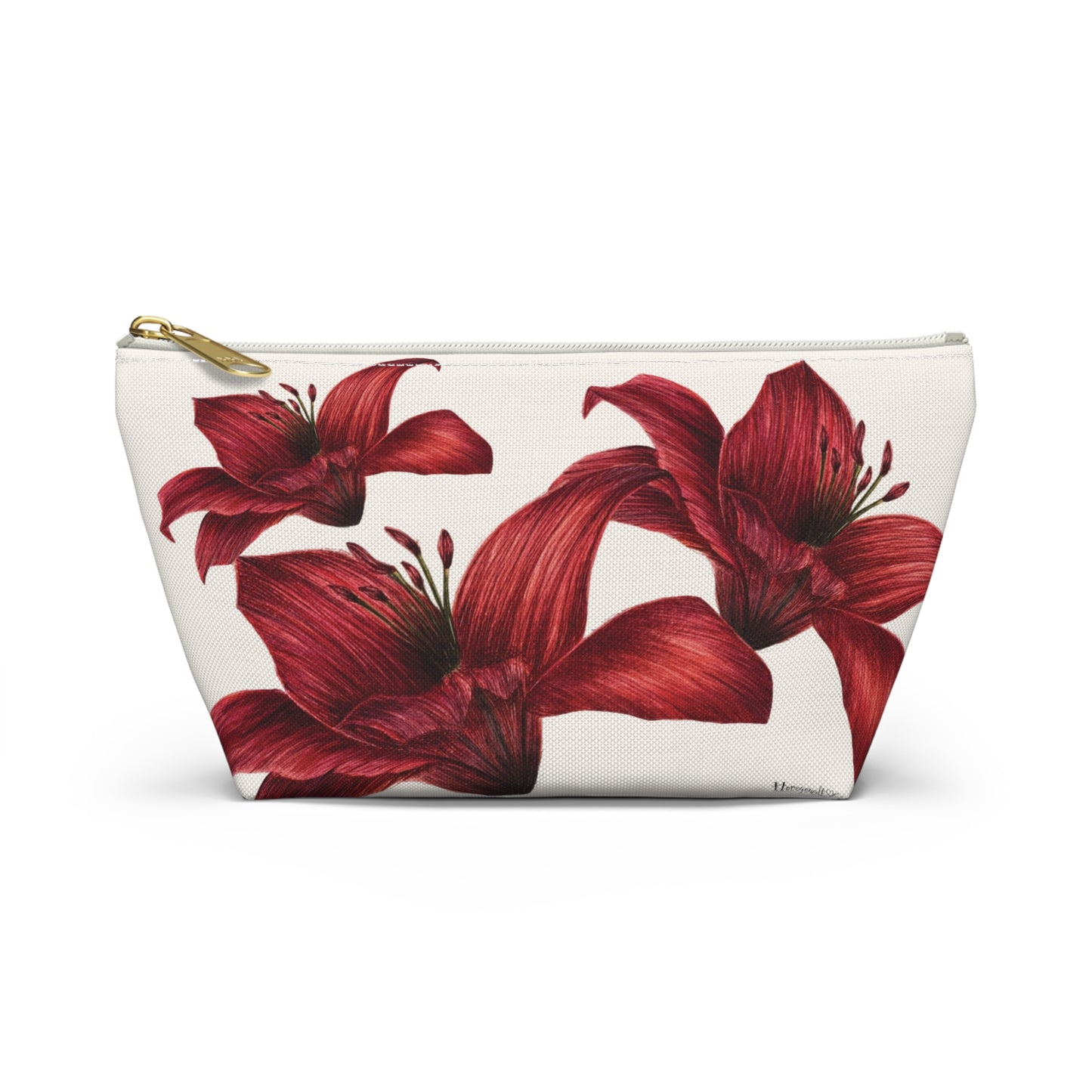 Makeup Bag - Rote Lilien