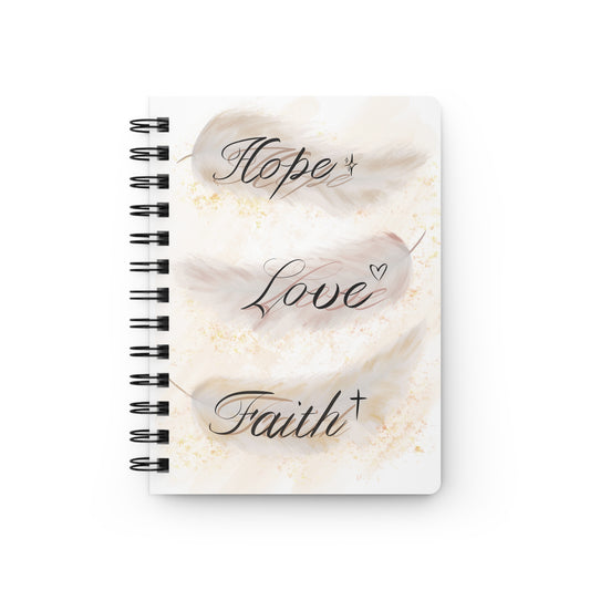 Spiral Notebook - Hope, Love, Faith