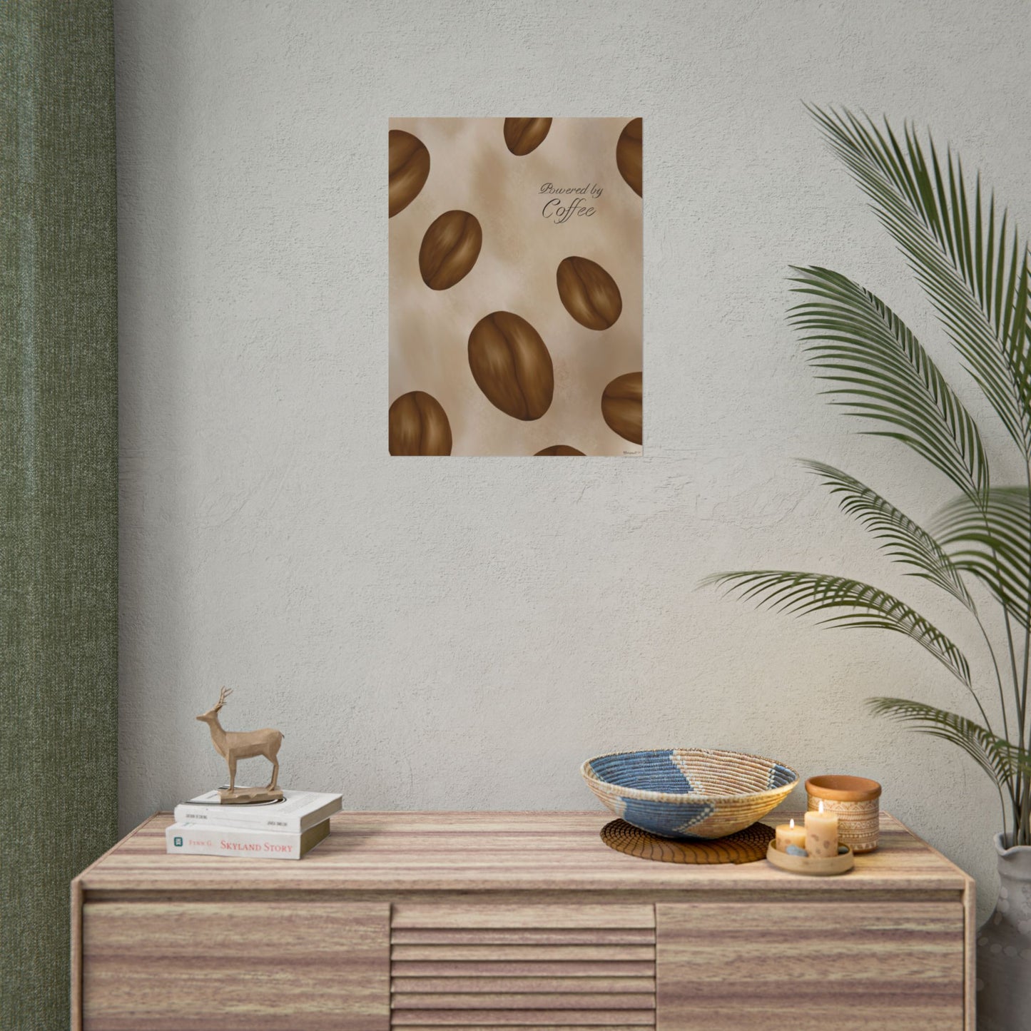 Póster - Impulsado por el café