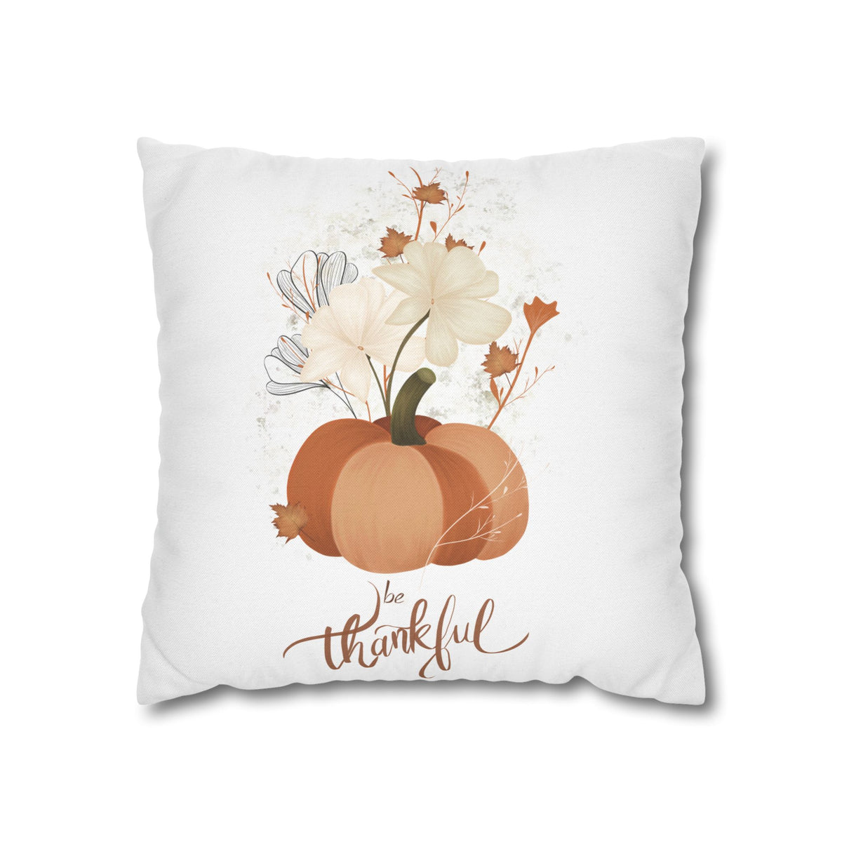 Pillowcase - Pumpkin Floral