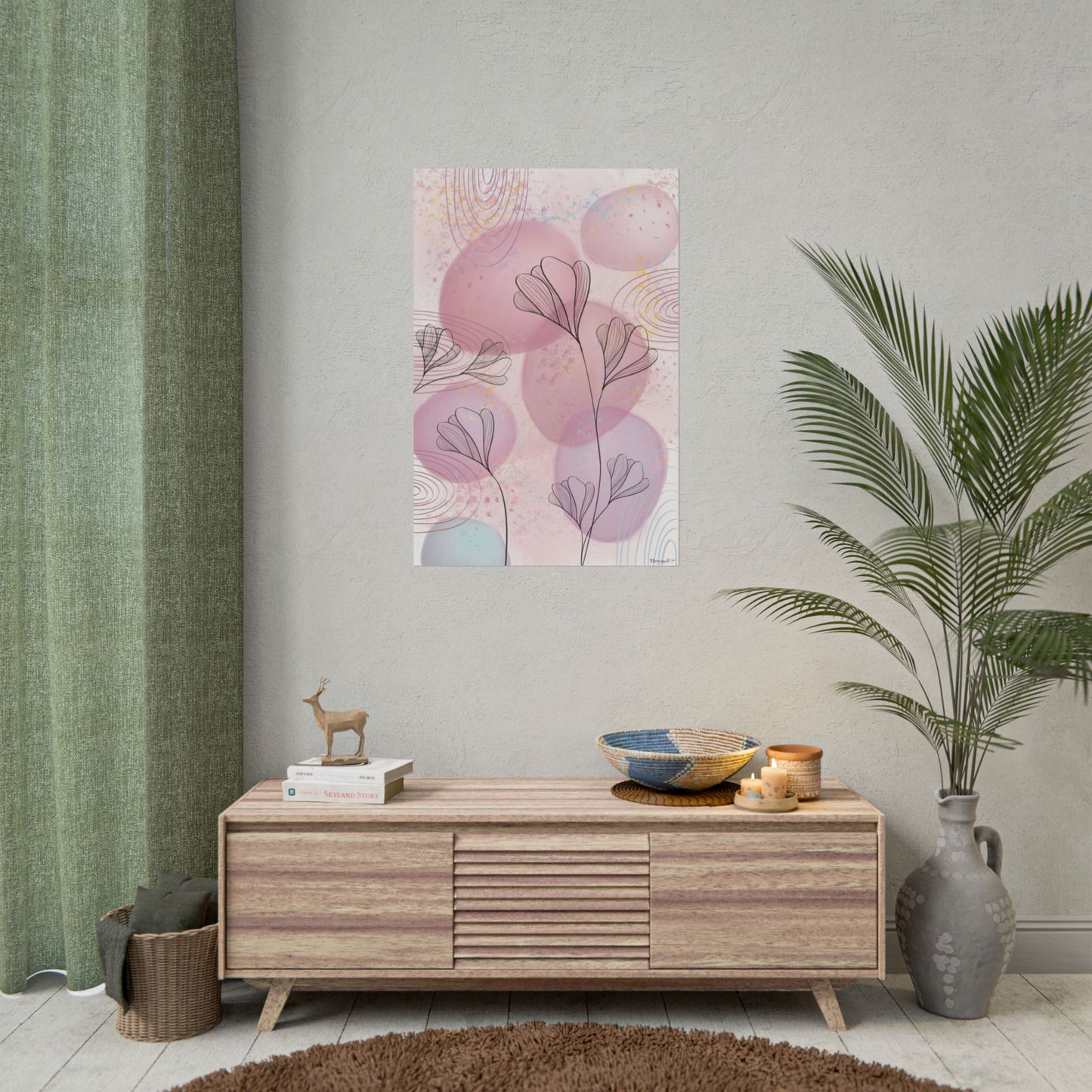 Poster - Bubble Flowers