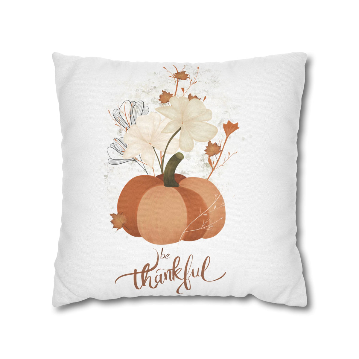Pillowcase - Pumpkin Floral