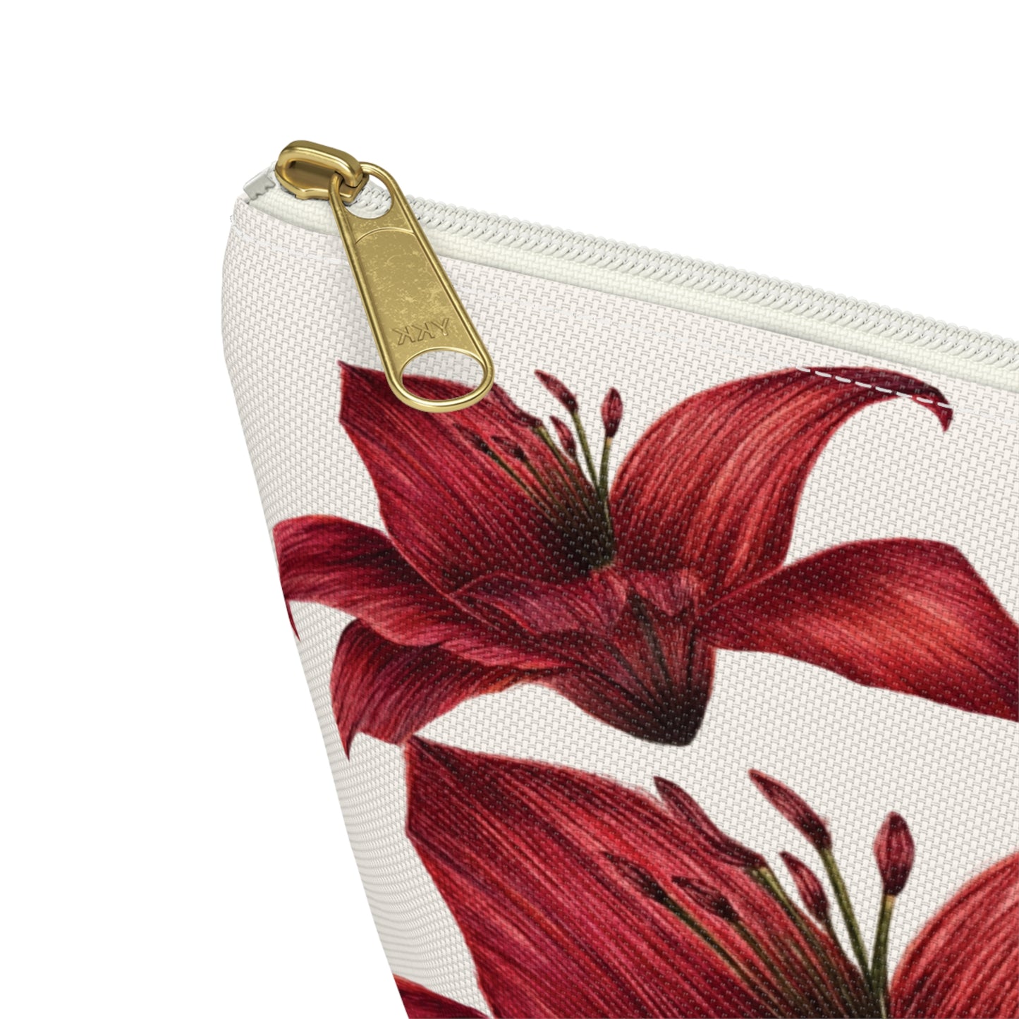Makeup Bag - Rote Lilien