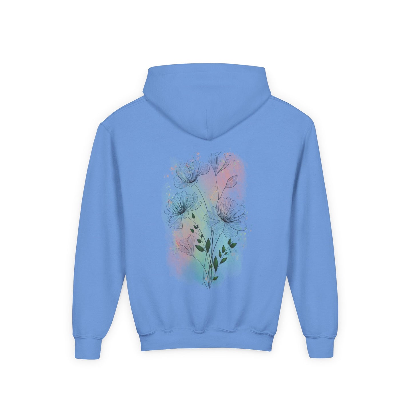 Kids' Hoodie - Pastel Flowers