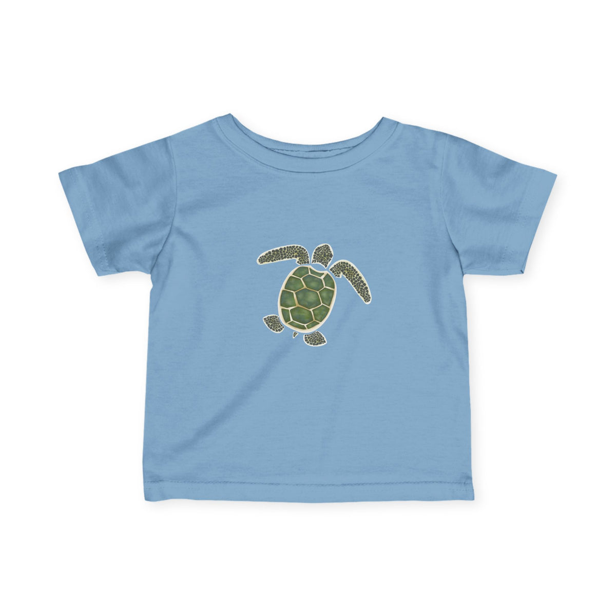 Baby T-Shirt - Green Sea Turtle
