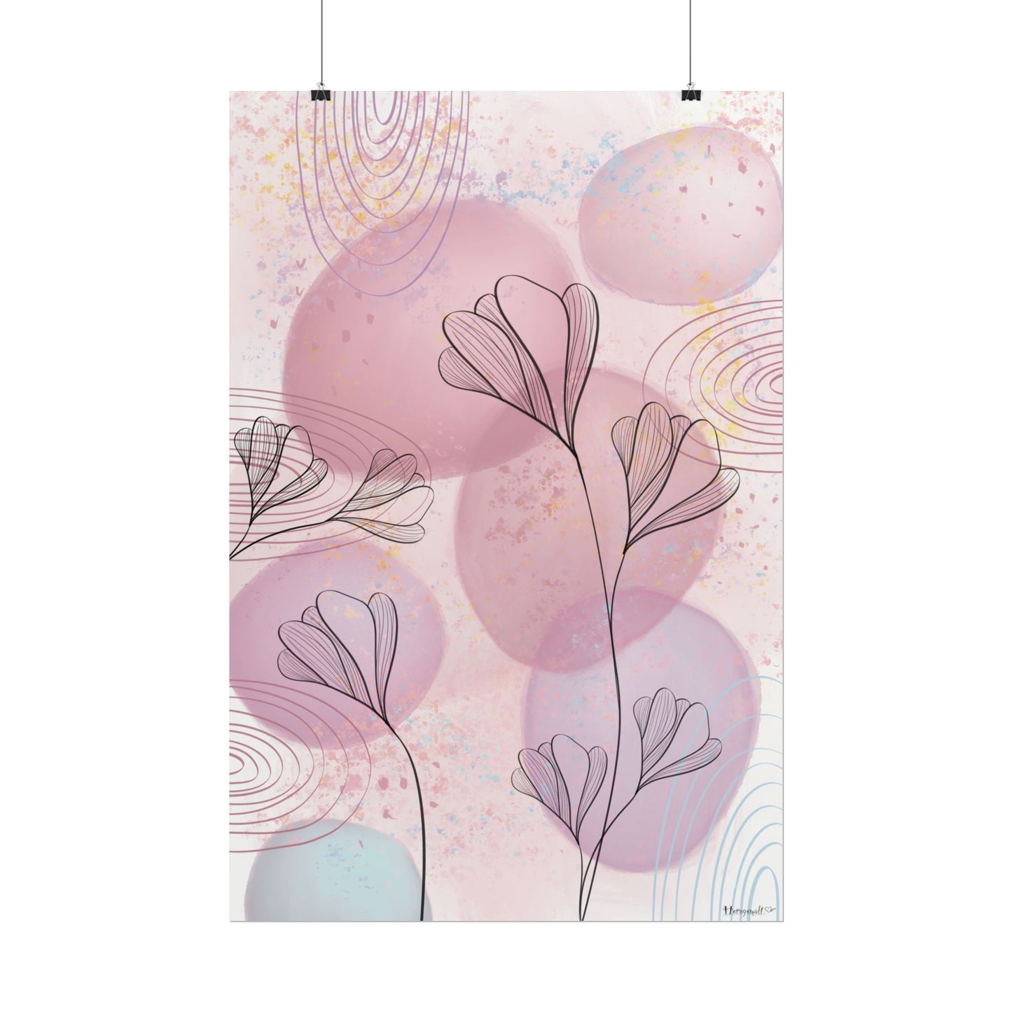 Poster - Bubble Flowers