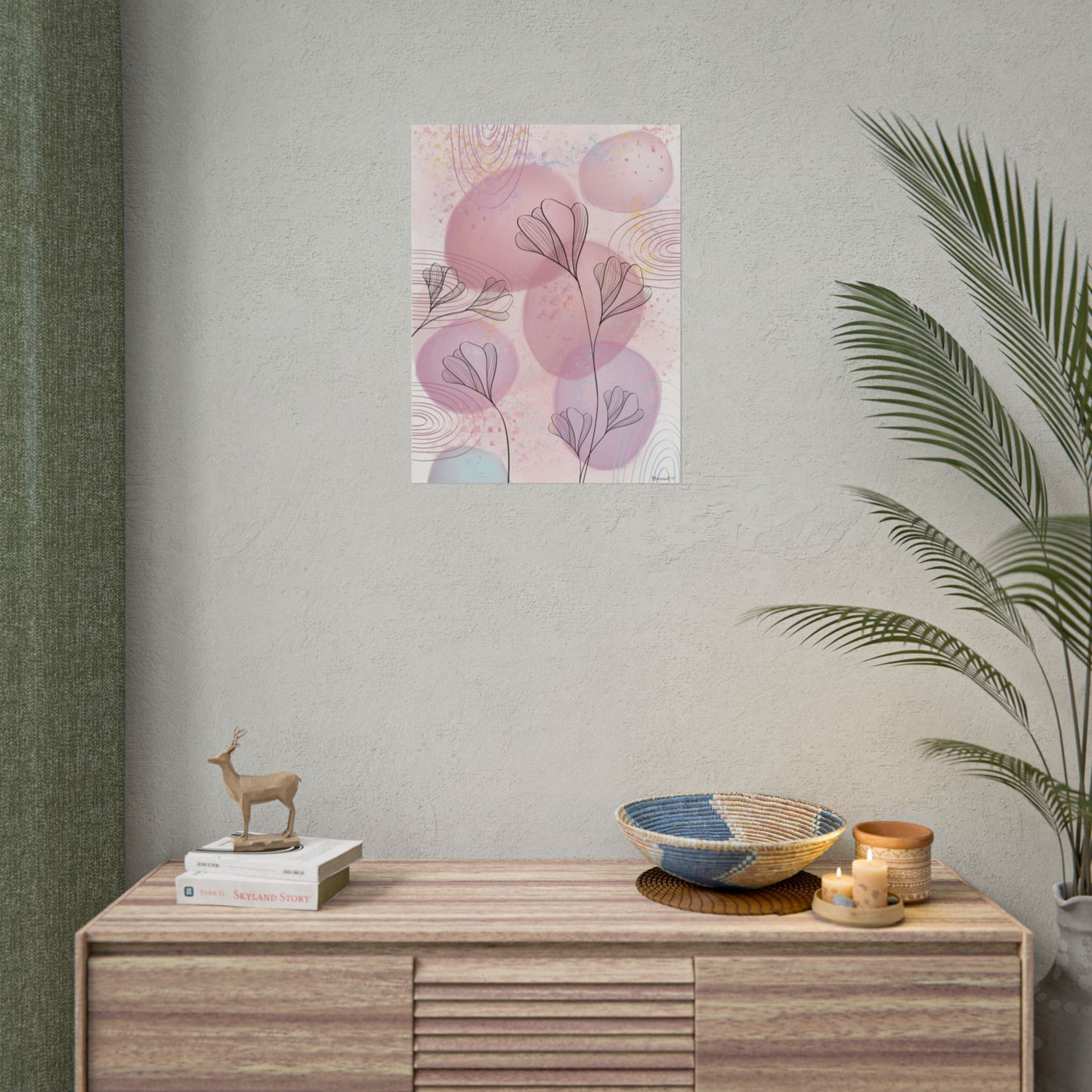 Poster - Bubble Flowers