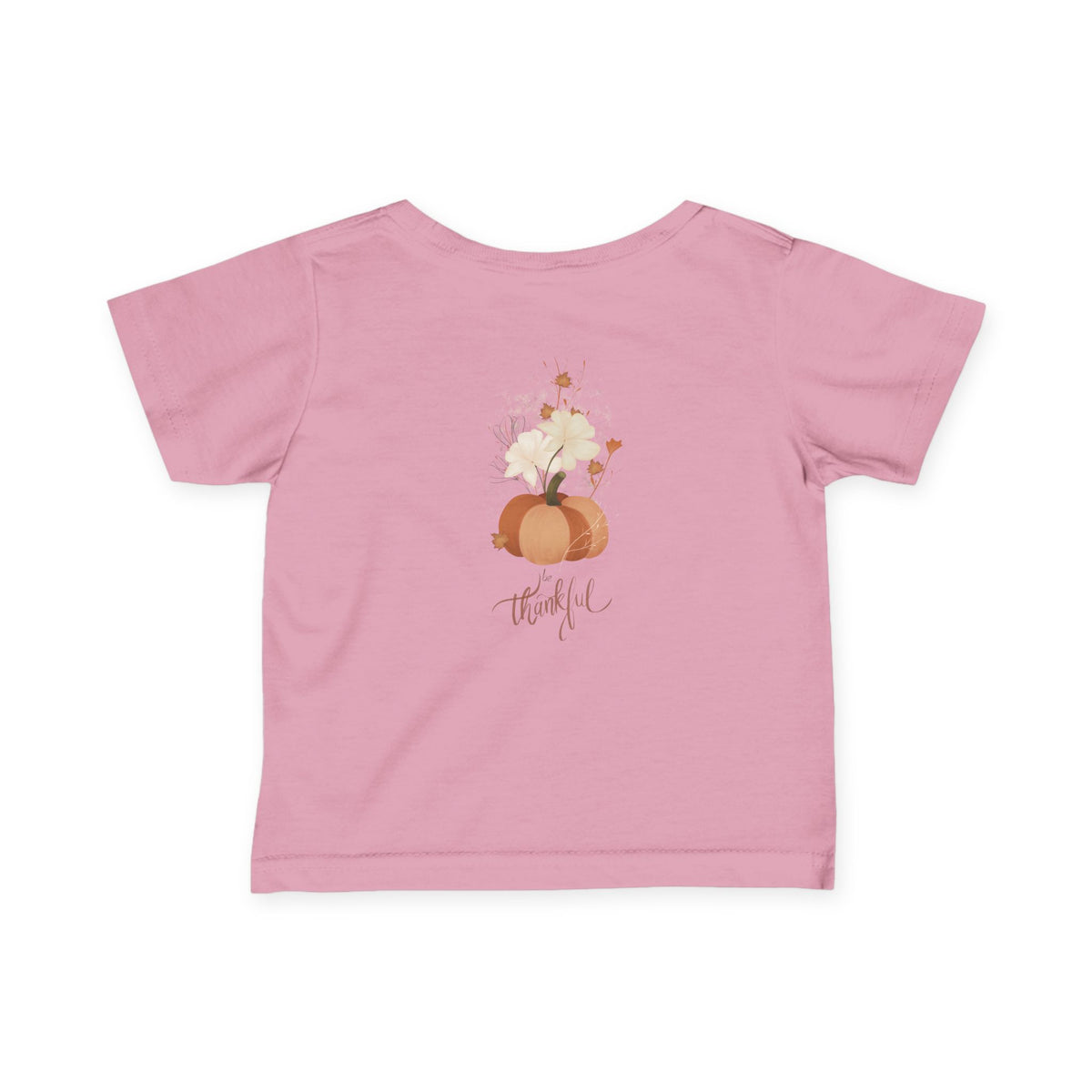 Unisex Baby T-Shirt - Pumpkin Floral