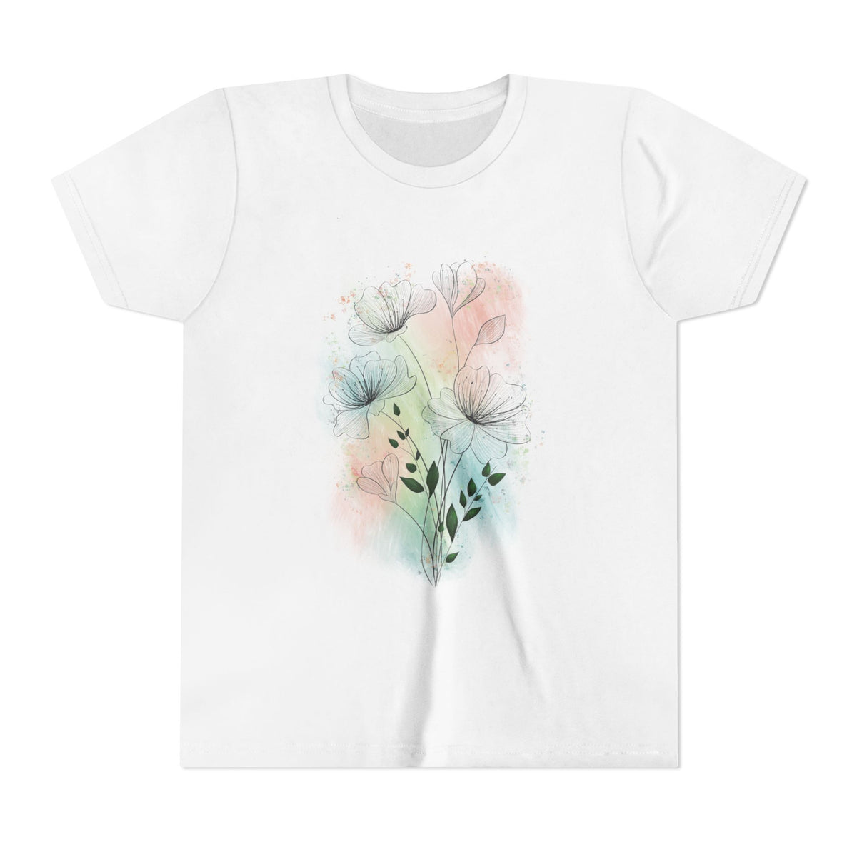T-Shirt - Pastel Flowers