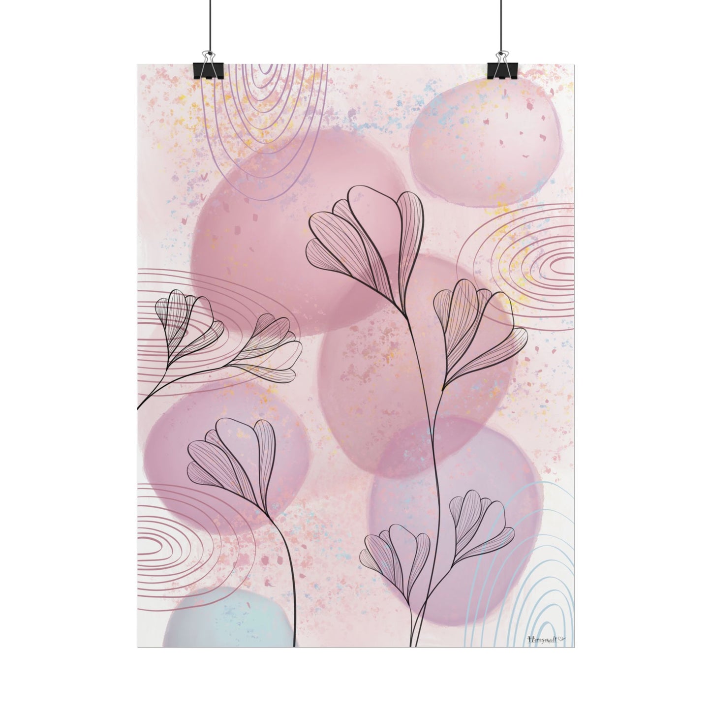 Poster - Bubble Flowers