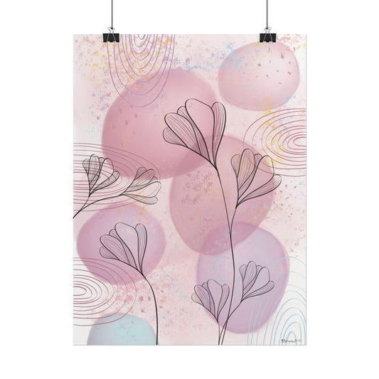 Poster - Bubble Flowers