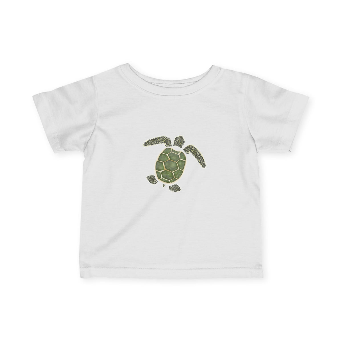 Baby T-Shirt - Green Sea Turtle