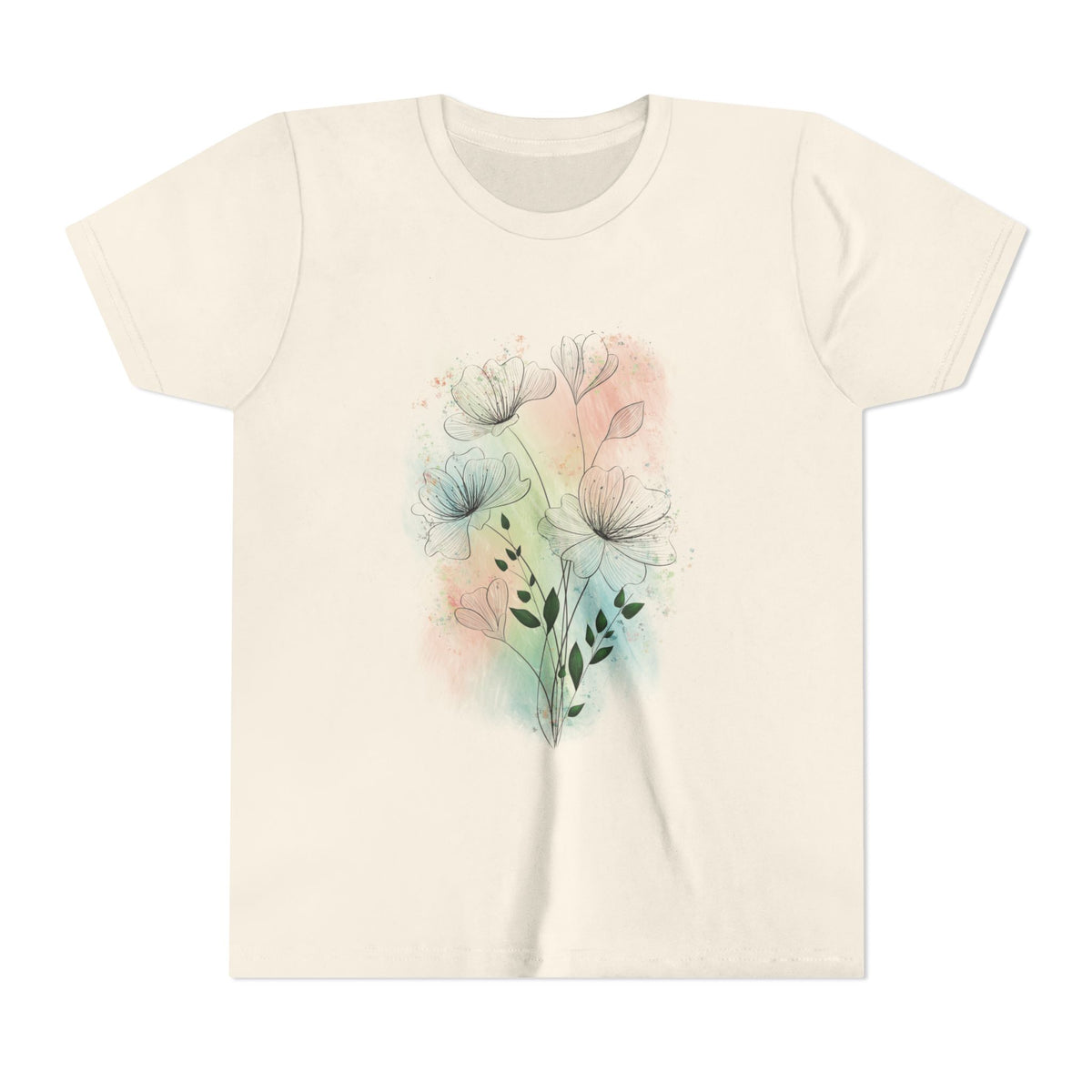 T-Shirt - Pastel Flowers