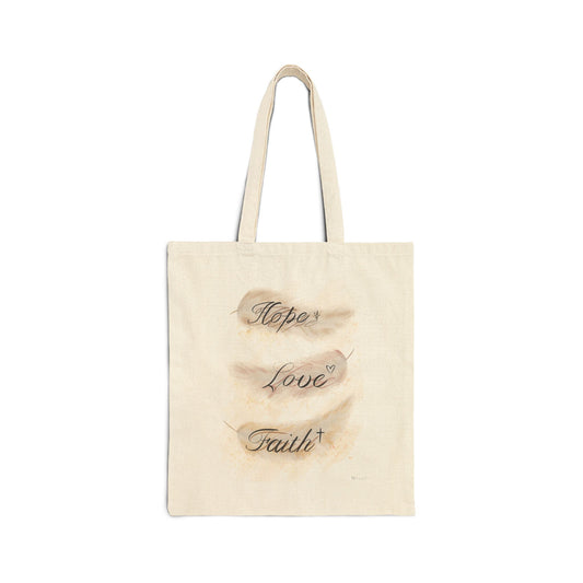Cotton Bag - Hope, Love, Faith